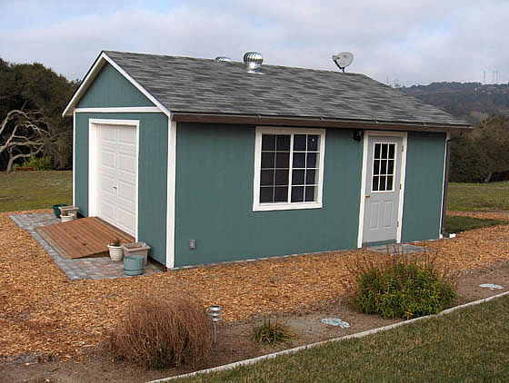 california custom sheds - 20x20 truss package